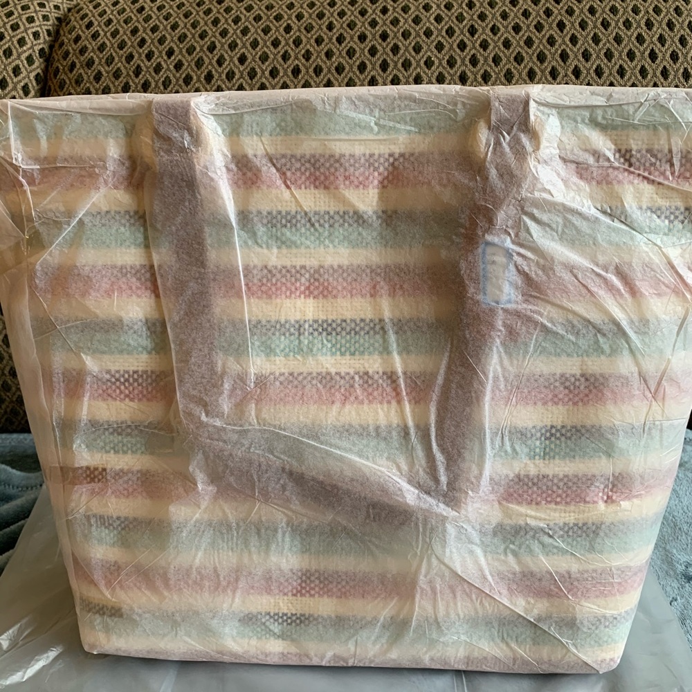 Nib Canvas Stripe Tote - image 7